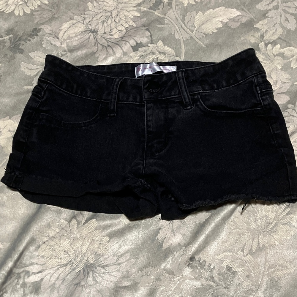 No Boundaries Black Jean Shorts